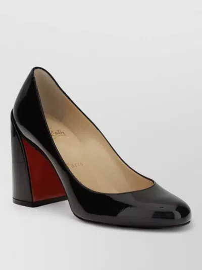 Christian Louboutin Miss Jane Round Toe Patent Pumps In Black