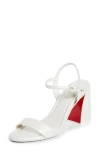 Christian Louboutin Miss Jane Sandal In Bianco/snow