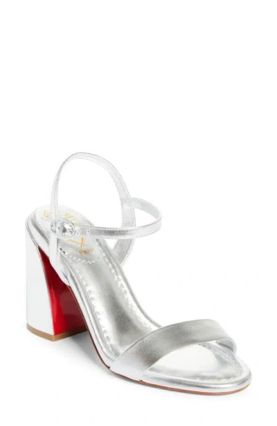 Christian Louboutin Miss Jane Sandal In Metallic