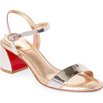 Christian Louboutin Miss Jane Sandal In Oro Rosa