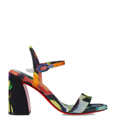 Christian Louboutin Miss Jane Silk Satin Sandals 85