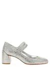 Christian Louboutin Miss Jane Strass 55 Crystal-embellished Suede Pumps In Silver