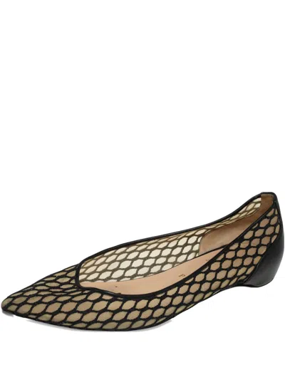 Pre-owned Christian Louboutin Miss Mix Ballet Flats