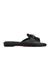Christian Louboutin Miss Mj Mule Slippers In Black