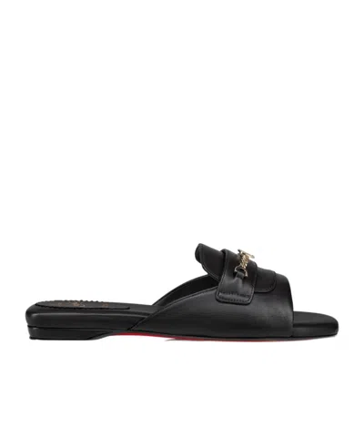 Christian Louboutin Miss Mj Mule Slippers In Black