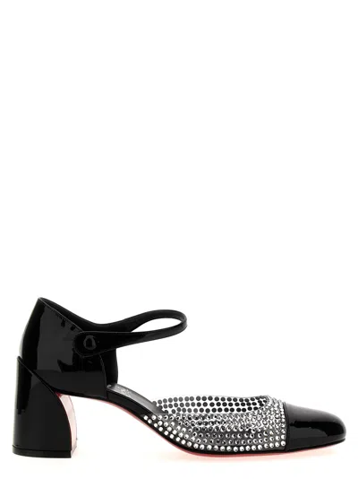 Christian Louboutin Miss Mj Strass Pumps In Black