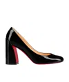 Christian Louboutin Miss Sab Patent Leather Pumps 85 In Black
