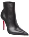Christian Louboutin So Kate 100 Leather Bootie In Black