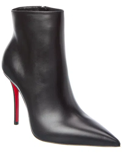 Christian Louboutin Miss Z 100 Leather Bootie In Black