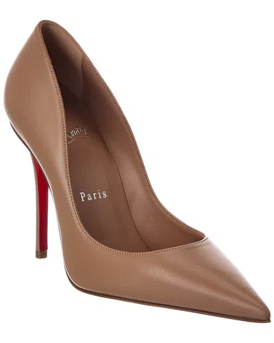 Christian Louboutin Miss Z 100 Leather Pump In Brown