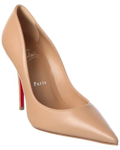 Christian Louboutin Miss Z 100 Leather Pump In Neutral