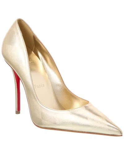 Christian Louboutin Miss Z 100 Leather Pump In Yellow