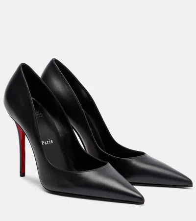 Christian Louboutin Red Sole Pointed Toe Stiletto Court Shoes In Black