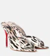 Christian Louboutin Miss Z 100 Patent Leather Mules In Pink