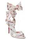Christian Louboutin Miss Z 100 Satin Sandal In White
