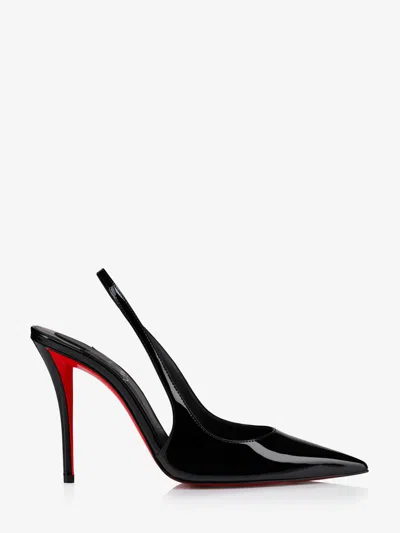 Christian Louboutin Miss Z 100 Sling Back Pumps In Black