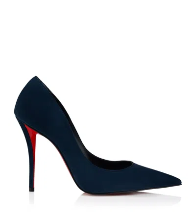 Christian Louboutin Miss Z 100 Suede Pumps In Blue