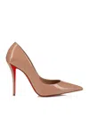Christian Louboutin Miss Z 100mm Patent Leather Pumps In Blush In Nude