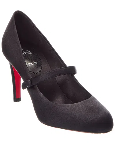 Christian Louboutin Christian Loboutin Miss Z 100mm Leather Pump In Black
