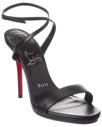 Christian Louboutin Miss Z 120 Leather Sandal In Black