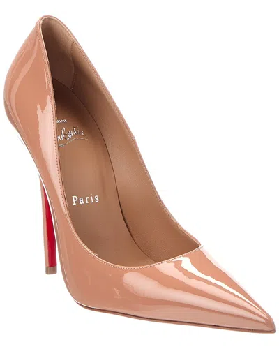 Christian Louboutin Miss Z 120 Patent Pump In Brown