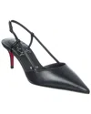 Christian Louboutin Women Miss Z Leather Slingback Pumps In Multi