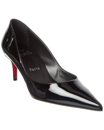 Christian Louboutin Glossy Pointed Toe High Heel Pumps In Multi