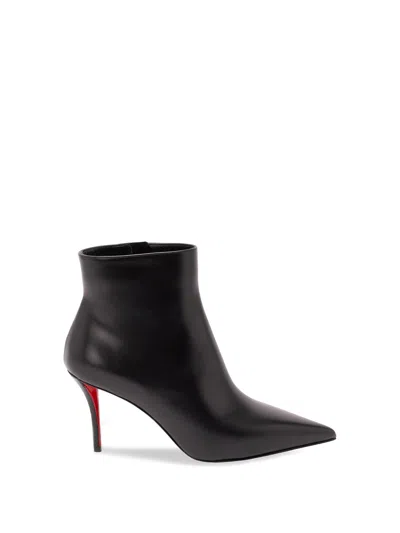 Christian Louboutin `miss Z 80` Boots In Black