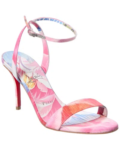 CHRISTIAN LOUBOUTIN CHRISTIAN LOUBOUTIN MISS Z 80 CANVAS SANDAL