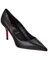 Christian Louboutin Pointed Toe Pumps Featuring Signature Sole In Black