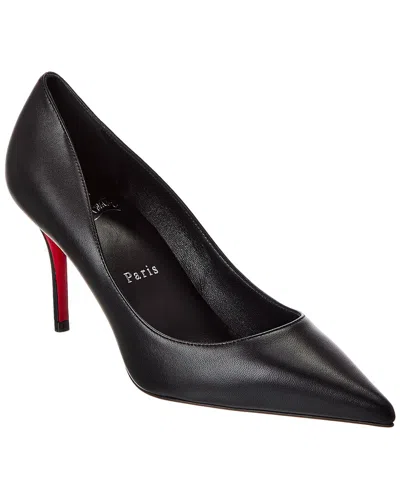 Christian Louboutin Glossy Pointed Toe High Heel Pumps In Black