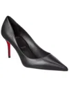 Christian Louboutin 100mm Kate Leather Pumps In Black