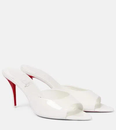 Christian Louboutin Miss Z 80 Patent Leather Mules