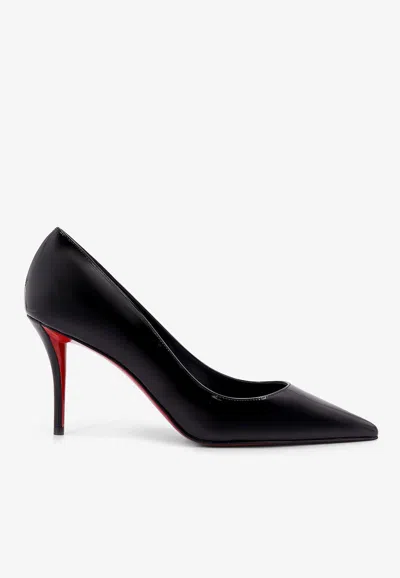 Christian Louboutin Miss Z 80 Patent Leather Pumps In Black