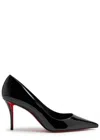 Christian Louboutin Miss Z 80 Patent Leather Pumps In Black