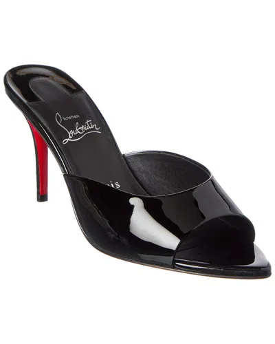 Christian Louboutin Miss Z 80 Patent Mule In Black