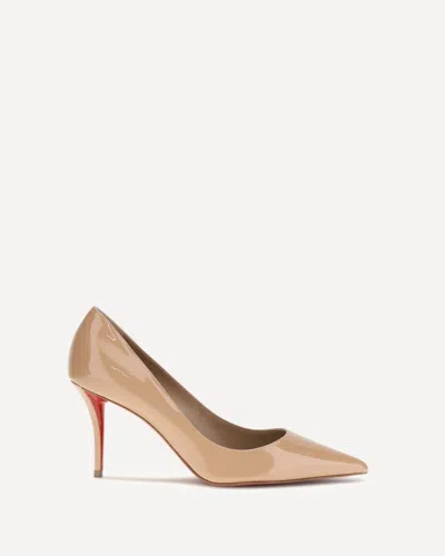 Christian Louboutin Miss Z 80 Patent/lining In Nude