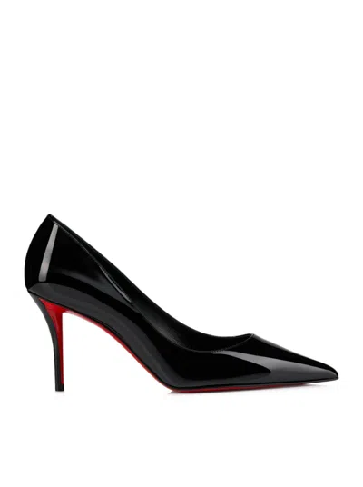 CHRISTIAN LOUBOUTIN MISS Z 80 PUMPS DÉCOLLETÉ IN PATENT LEATHER