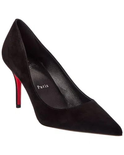 Christian Louboutin Miss Z 80 Suede Pump In Black