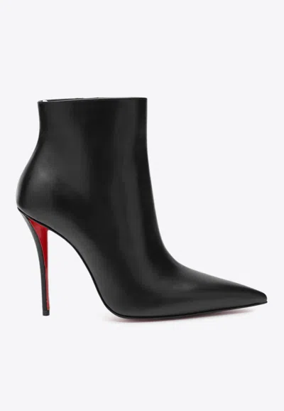 Christian Louboutin Miss Z 85 Pointed Ankle Boots In Black