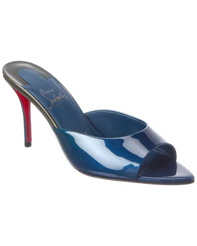 Christian Louboutin Miss Z 89 Patent Sandal In Blue