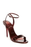 Christian Louboutin Miss Z Sandals Open Toe Ankle Strap In Red