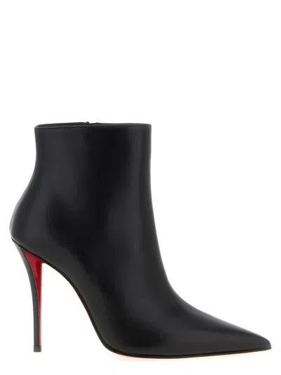 Christian Louboutin Miss Z Booty Ankle Boots In Black