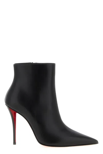 Christian Louboutin Ankle Boots With Pointed Toe And Stiletto In Black