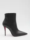 Christian Louboutin 100mm Miss Z Pointed-toe Stiletto Boots In Black