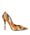 Christian Louboutin Miss Z Canvas Pumps 100