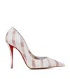 Christian Louboutin Miss Z Canvas Pumps 100