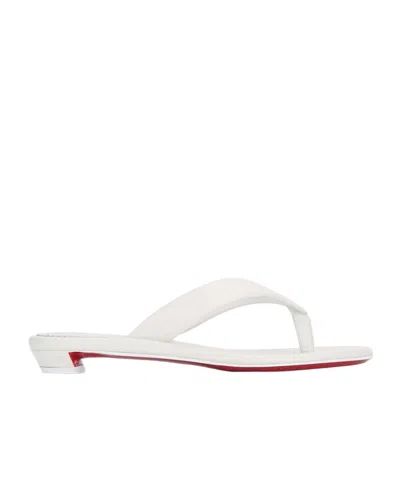 Christian Louboutin Miss Z Flip-flops In Animal Print