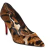 Christian Louboutin Miss Z Genuine Calf Hair Pointed Toe Pump