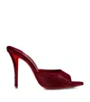Christian Louboutin Miss Z Heeled Mules 100 In Red